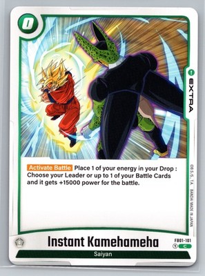 Instant Kamehameha FB01-101 C Extra Card Dragon Ball Super TCG Saiyan