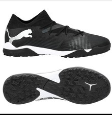 Puma Future 7 Match TT Soccer Turf Futsol Black White 107720-02 Mens Size