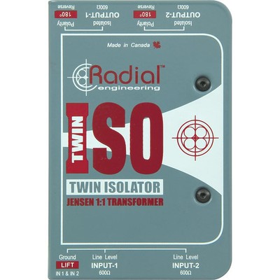 Radial Engineering TWIN ISO Passive LineLevel Isolator