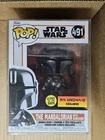 Funko Pop Star Wars Mandalorian Darksaber  #491 Glow in the dark