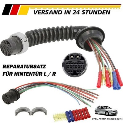 Kabelbaum Reparatursatz für Opel Astra H Tür Türe Türen Hinten Links/Rechts Satz