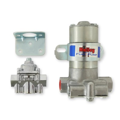 Holley 12-802-1 110 GPH Blue  Electric Fuel Pump With Regulator