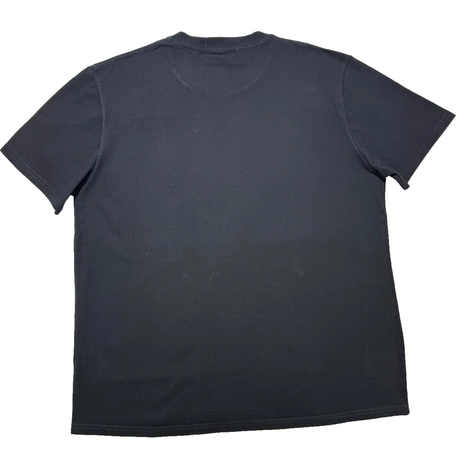 GUCCI Hombres Logo Impreso Camiseta Algodón Color Negro - Talla L - Imagen 2 de 4
