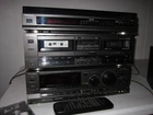 Technics SA-GX500 AV Control Stereo Receiver Tape Player & CD Turntable Complete