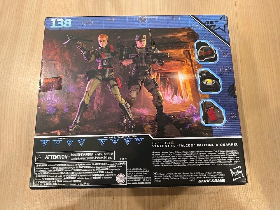 G.I. Joe Falcon and Quarrel Classified #138 Exclusive - Imagem 2 de 2