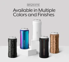 Brumate Hopsulator Slim Insulated Can Cooler Different Color Compatible 12oz can