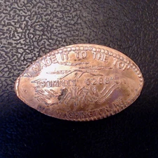 I Made It To Th Etop 6388 Ft Mt Washington - Press Coin Elongated Penny Souvenir