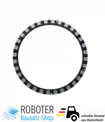 32Bit RGB LED Ring WS2812 5V ähnl. Neopixel
