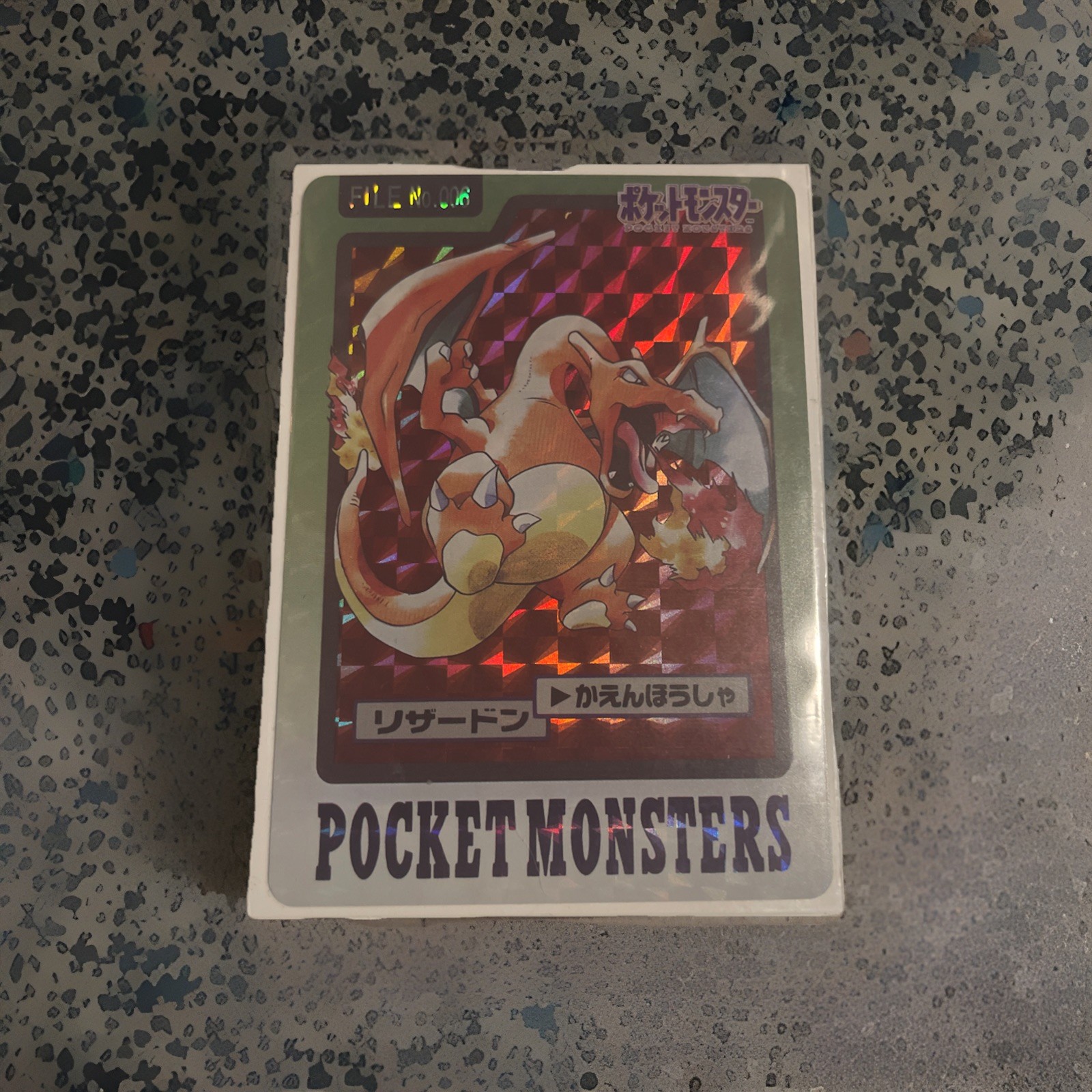 Charizard 1997 Japanese Carddass Pocket Monsters #006 Prism