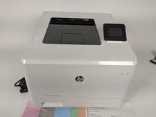 HP Color LaserJet Pro M454dw Laser Printer Duplex Wireless NO TONER Pages 12341