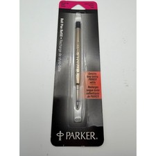 PARKER Ball Pen Refill Black Ink Fine Point Genuine Long Lasting USA NOS 1996