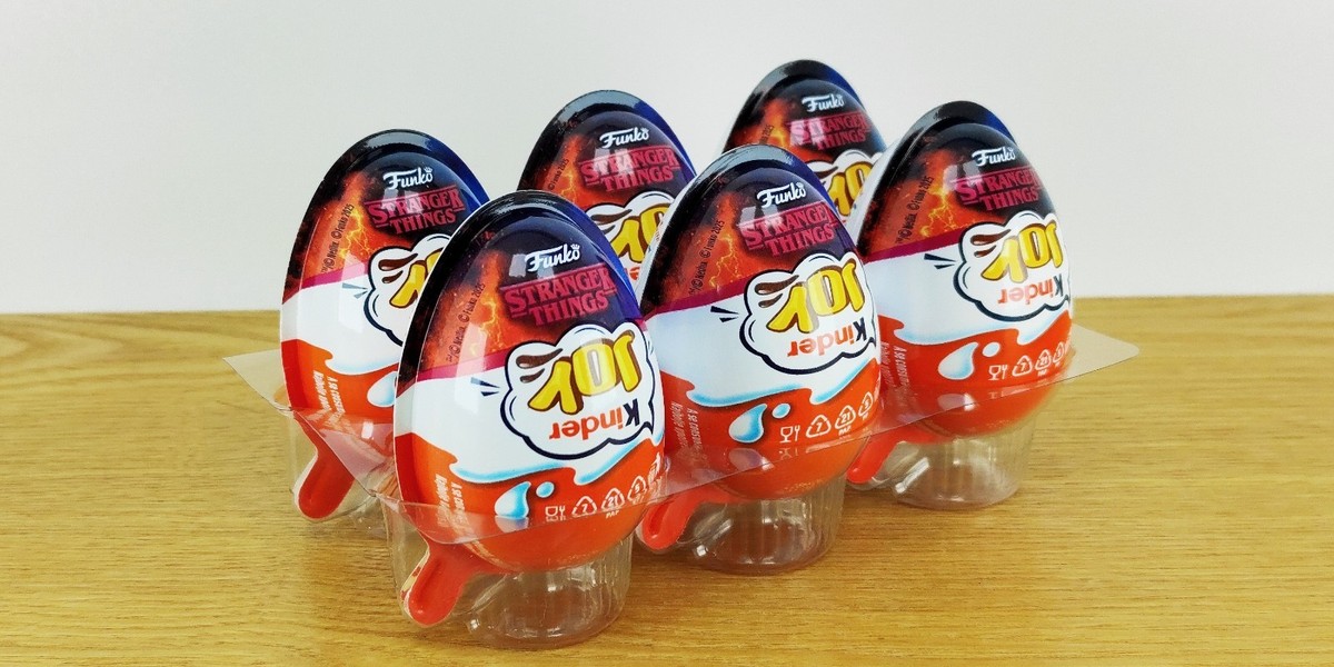 Stranger Things Kinder Joy キンダージョイ 4個セット 今年の秋に『Stranger Things × Kinder JOY』が登場！ : r/StrangerThings