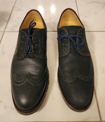 Johnston & Murphy Men’s Martell Brogue Dress Shoes Black Sheepskin Wingtip 9 M s-l400.jpg main image 3