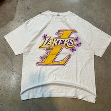 Vintage Alstyle Los Angeles Lakers Airbrush G...