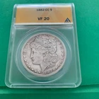 1882-CC Morgan Silver Dollar in ANACS Holder - Free Shipping