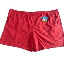 NWT Columbia PFG Backcast III Red Water Shorts 8" Omni-Shade SPF 50 Sz 6X