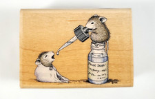 2004 Stampabilities-Mouse Drops-Friends-Wood Mounted Stamp