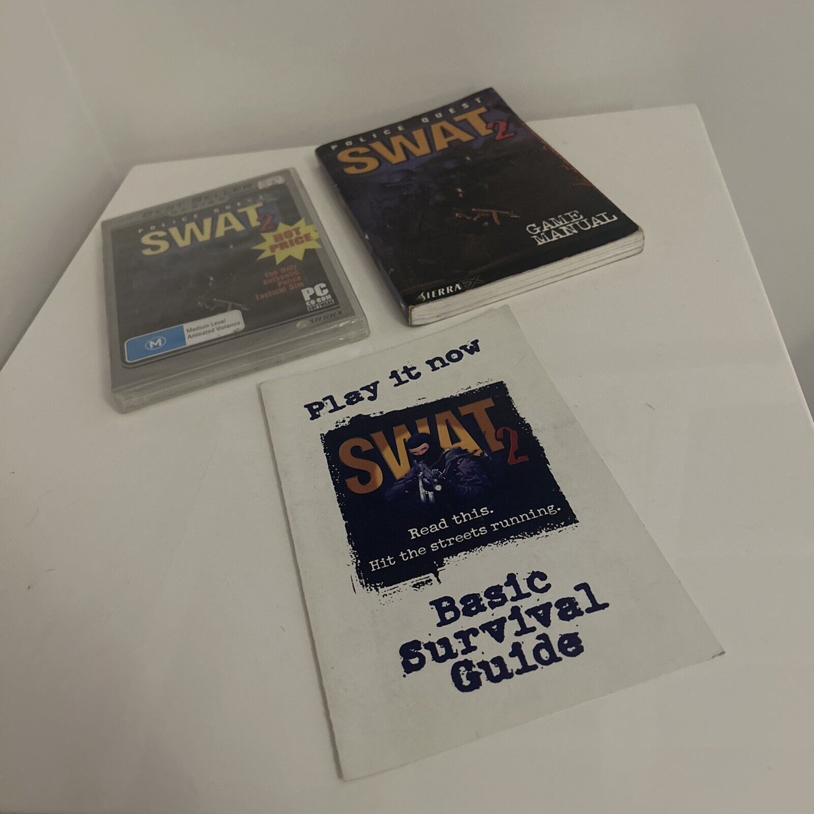 Police Quest Swat 2 Brand New Sealed Sierra PC CD ROM 1998 With Large Manual