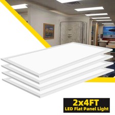 2x4 FT LED Flat Panel Light Dimmable 24x48 inch LED Drop Ceiling Lights,100-277V
