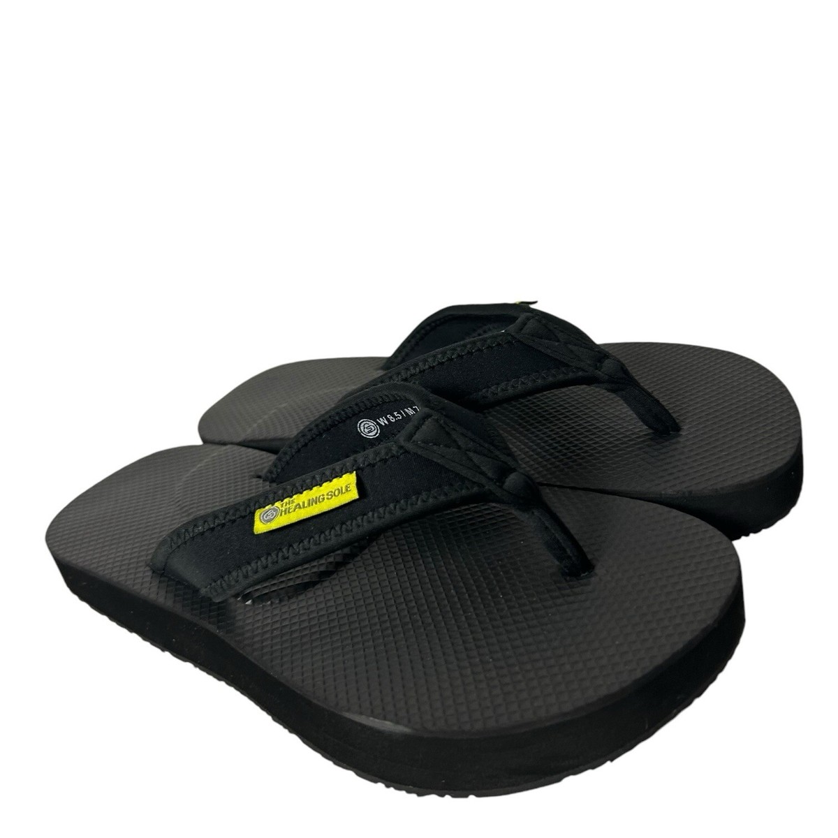 The Healing Some Black Flip Flops The Healing Sole Black Flip Flop Sandals Mens | Mercari main image 3