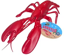 Realistic Red Lobster 12" Plastic Prop Art Party Decoration Fish Net Sea Ocean 1