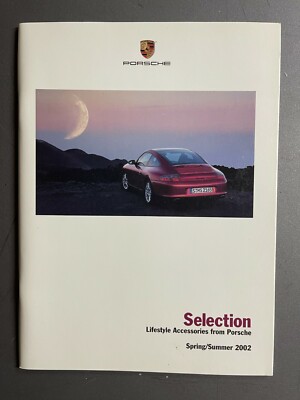 2002 Porsche Selection Accessories Showroom Sales Brochure RARE!! Awesome L@@K