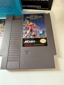 NES Double Dragon II 2 Nintendo con custodia e manuale e poster
