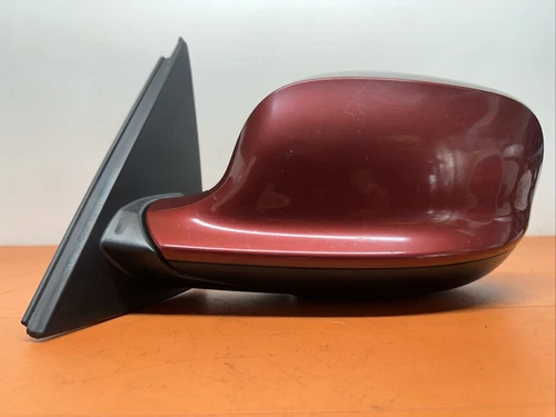 725083106 | 2013 14 BMW X3 Left Mirror Maroon With Camera OEM Memory Folding LH