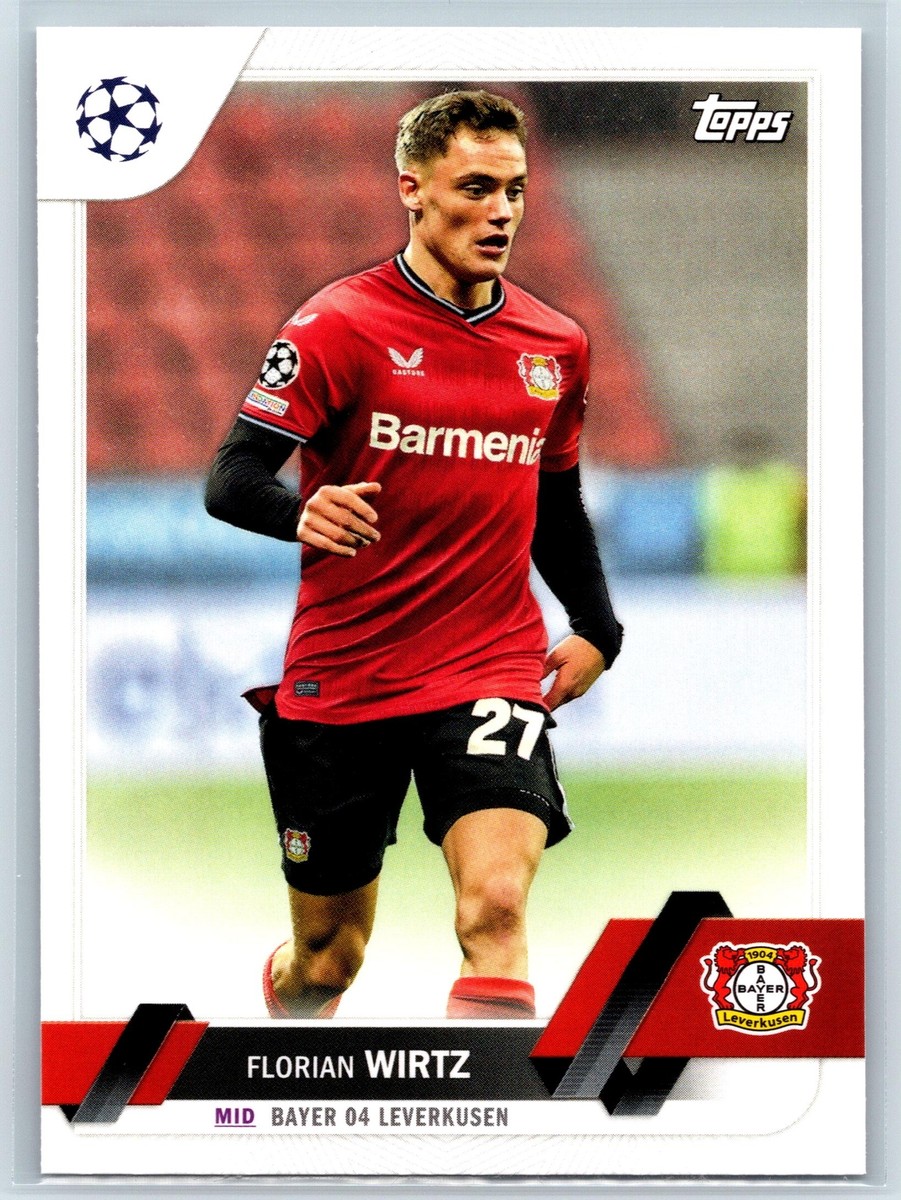 Florian Wirtz 2022-23 Topps UEFA Club Competitions Bayer 04 Florian Wirtz 2022-23 Topps UEFA Club Competitions Bayer 04