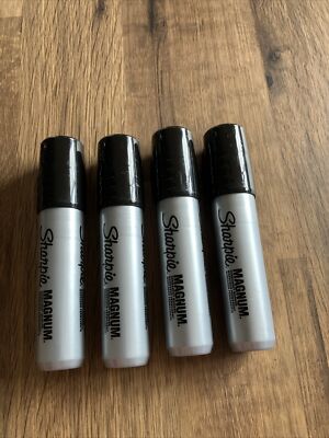 Sharpie PRO MAGNUM XL JUMBO MEISSEL Spitze SCHWARZ Permanentmarker S0949850 (4 MARKER