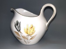 Vintage Seltmann Weiden Bavarian Sahnekännchen Liane Roses Germany Goldrand