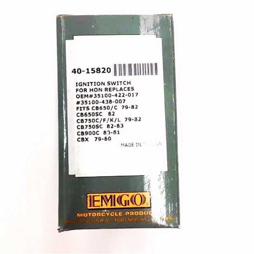 Emgo Ignition Switch Honda CB400F CB550 CB650 CB750 CB900 CBX1000 GL1000 - Picture 6 of 6