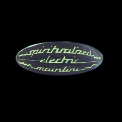 Spiritualized - j Spaceman - Electric Mainline Spacemen 3 - Glow in - Enamel Pin