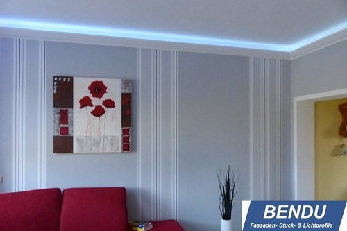 23,6m LED Lichtprofile indirekte Beleuchtung Leiste indirektes Licht Stuck BENDU - Afbeelding 5 van 12