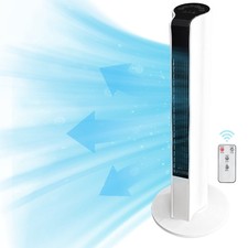 33" Tower Fan with Remote Slim Silent Fan with Timer Bladeless Fan for Bedroom