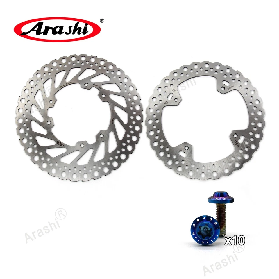 Pernos de disco de freno delanteros traseros aptos para HONDA CR250R CR250E 2002-2008 2007 2006 2005 Foto 2 de 4