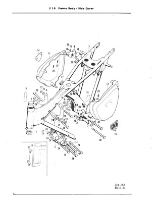 HONDA Parts Manual CB125 S1 1974 Replacement Spares Catalog List