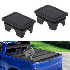 2 Pieces Stake Pocket Cover Truck Tonneau Cover for Dodge RAM 1500 2500