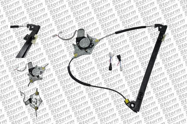Lève-vitre avant droit pour restaurer le confort thermique de votre Renault Clio II dCi et essence