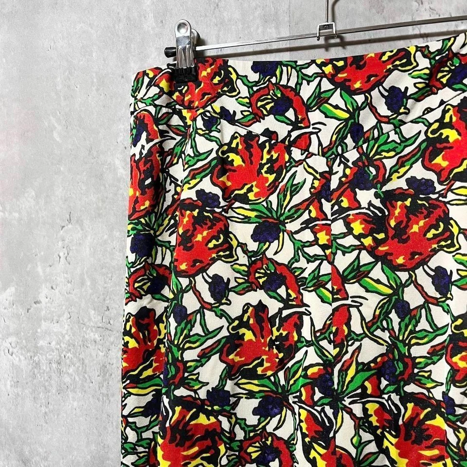 Mujeres M Dries Van Noten Falda Floral Leica Período Lujo 38 Multicolor Diseñador Foto 4 de 4
