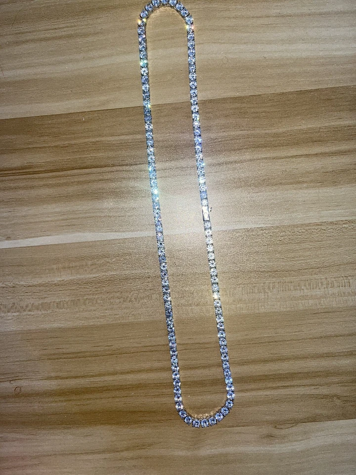 Теннисная цепочка 24 дюйма кубический цирконий - Изображение 2 из 4