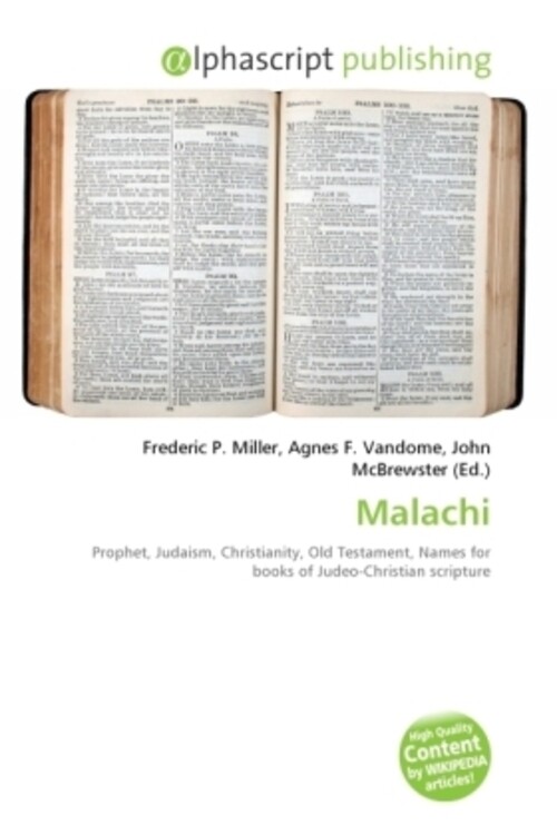 Frederic P. Miller (u. A.) | Malachi | Taschenbuch | Englisch