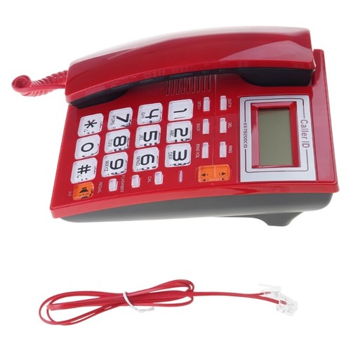 Corded Landline Phone Big Button Household Hotel Business Desktop Landline - Zdjęcie 10 z 10