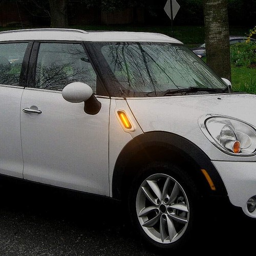 Fits 2011-16 Mini Paceman Cooper LED Front Fender Side Marker Turn Signal Lights - Picture 5 of 66
