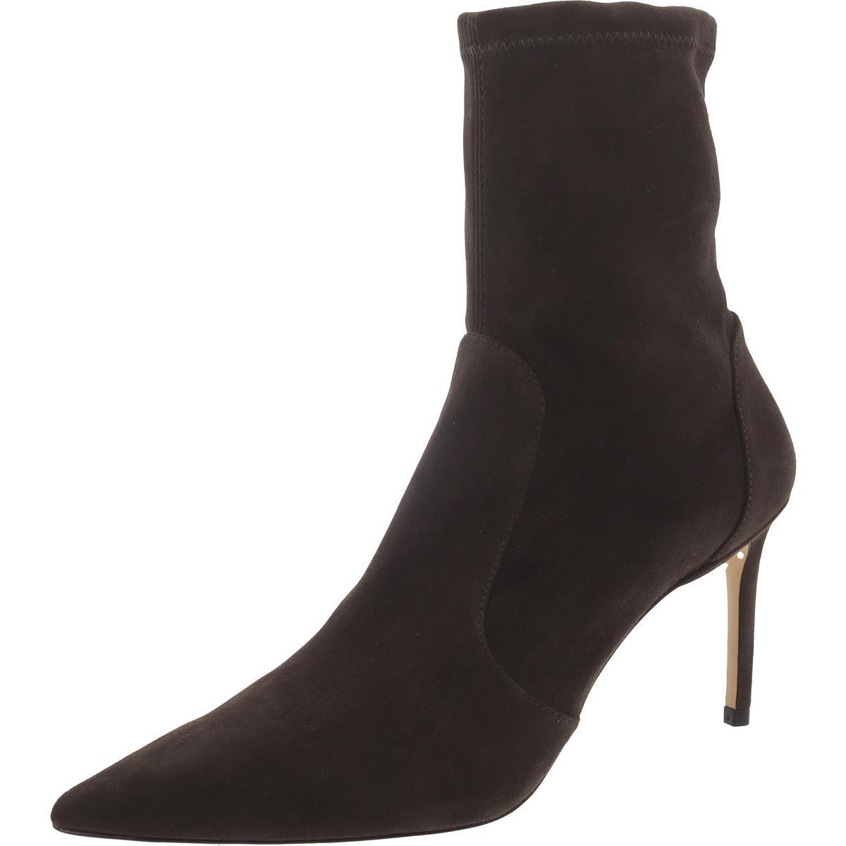 Женские серые замшевые ботильоны Stuart Weitzman размер 95 средний BM BHFO 7990 15790₽