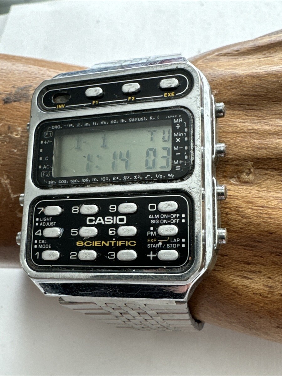CASIO カシオ　腕時計　SCIENTIFIC CFX-200 Vintage Casio CFX 200 Scientific Calculator Watch (New