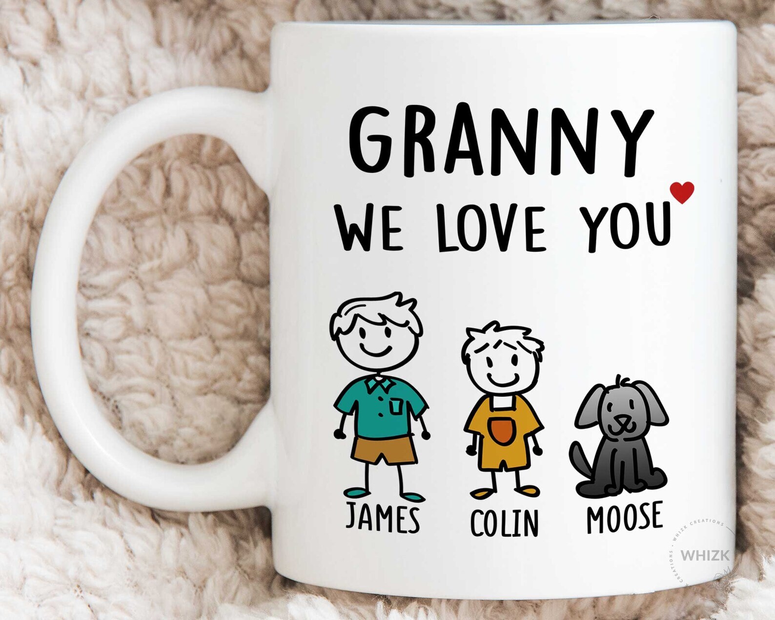 Uk Granny Mug Granny Gift For Granny Birthday Personalized Granny Coffee Mug