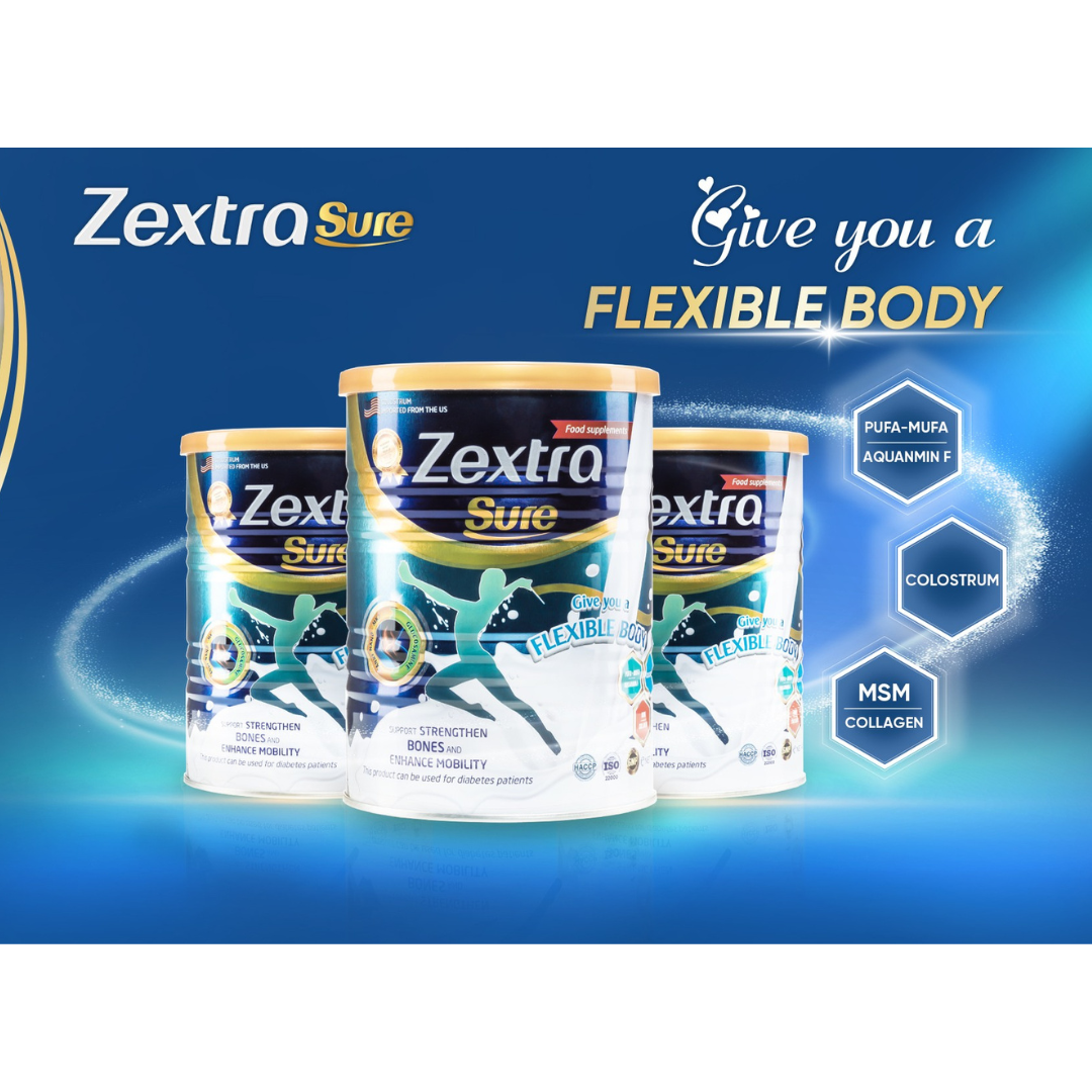 Zextra Sure 400g 2個セット Original Zextra Sure Milk Powder 400g Knee Joint Pain Relief