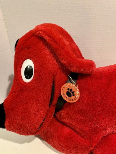 Vintage Dakin CLIFFORD The BIG RED DOG 13"- 19”with tail - Picture 2 of 10