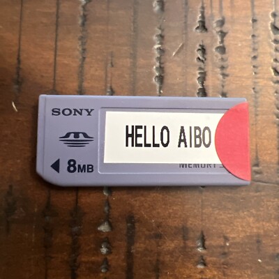 【超激レア品 ‼️】SONY AIBO アイボ　アペリオス　メモリースティック AIBO Sony STICK MSA-8a Hello Aibo Memory Stick Free Shipping | eBay